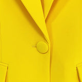 QUALITY Newest 2023 Runway Designer Suit Set Women's Career Single Button Blazer Jacket Flare Pants Suit 2pcs