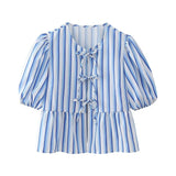 Fongt 2025 New Women's Leopard Print Short-Sleeved Shirt