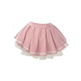 Style Kawaii 2 Piece Sets Women Casual Cute Crop Tops Blouse + Slim Bodycon Mini Cake Skirt Fashion Chic 2024 New-Outfit