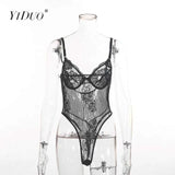 Catsuit Floral Straps