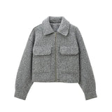Fongt Women's Fashioned Clip Pocket With Long Sleeve Jacket Jacket In Fall 2025 3046288
