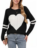 Fongt And Winter Valentine's Day Sweater Girl Bumps Love To The Wedding Round Collar Knitted Shirt