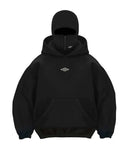 Fongt Trendy Double Hat Boomer Design Hooded Zipper Open-Shirt Couple Windproof Street Coat