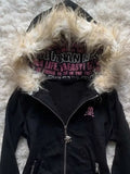 Fongt Zipper Hoodie Lady Harajuku Style Hoodie Top Coat Hot
