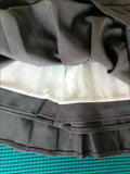 High Waist Mini Pleated Skirts Women Korean Preppy Style Chic Short Faldas Elegant Black Safety Lined Tennis