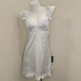 Fongt Ear Side Sexy Bare Back Pyjamas High-End Feeld Pyjamas Slings Pure Lust Wind Braid Sexy Sleeping Skirt