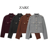 Fongt Homemade New Women's Fashion Classic Soft Short Jacket Jacket 3046/292