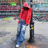 Fongt Brand Double Hat Unique Design Zippered Jacket Autumn And Winter New Loose Y2K Jacket