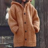 Fongt Women's Ebay Long Sweater New Cardigan Hooded Jacket M107