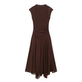Fongt Spring And Summer New Women's Fashion Sexy Hottie Net Sleeveless Dress 5039311