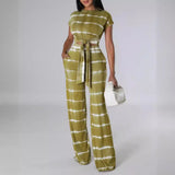 Popular Style Women's Wear Fashion Temperament Commuter Printed Suit-Outfit