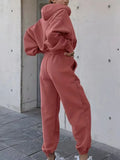 Fongt Hot Autumn And Winter Women's New Leisure Sweat Jacket Sports Suit Women
