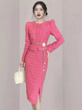 Fongt Scent Suit 2025 New Explosion Autumn Small Fragrant Suit Dress High-End Small Dress Two Sets