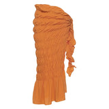 Woven Skirt For Women harajuku Sexy Oversized Casual Clothing Irregular Shape Side Lace Casualwear Female