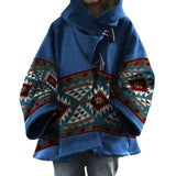 Fongt Winter Wish Amazon Ebay Autumn And Winter New Lady Loose Retro Print Wool Coat 5 Color 8