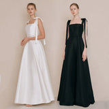 Fongt Temperament Sling Dress 2025 Winter New Simple Nest Slimming Daily Small Dress