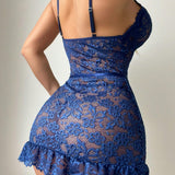 Ebay Lingerie Lace Mesh Perspective Slings Open Women Pajamas New