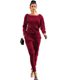 Fongt New Women's Wear Autumn And Winter Urban Leisure Two-Piece Set-Outfit