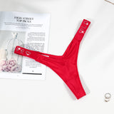 Fongt Water Drill English Letter Loose With Sexy Trousers T Trousers Comfortable Ice Silk Thongs Ladies Trousers