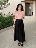 Fongt Xixi 2025 Summer New Temperament Commuting High-Waisted Half-Body Dress Design-Styleted Fishtail Skirt 85178