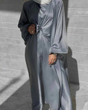 Solid Color Fresh And Sweet Two-piece Dress Cardigan