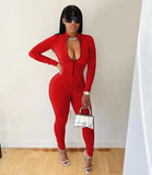 Slim Waist Corset Jumpsuits Female Bodycon Rompers Zip Stitching Running Body Overalls Fitness Workout Clothes