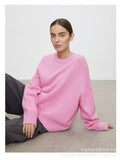 Fongt Sale Of Solid Color Round-Neck Sweater Women 2025 New Soft Knitting Base Top
