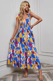 Fongt Shooting 2026Wish Spring Sexy Bareback Print Holiday Wind Sling Dress Woman