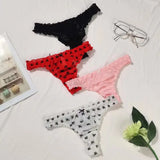 Fongt Edge Bow Net Tlove Trousers Elastic Good T Trousers Women T-Tong Tong
