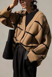 Plaid Cardigan 703-0-Outfit