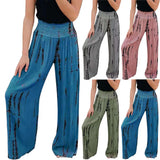 Fongt New Wish Hot Fashion Tight High-Waist Pocket Wide Leg Trousers Casual Pants