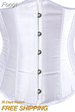 Plus size Women Underbust Corset Sexy Bustiers Workout Shape Body Belt Slimming Shapers Girdles Dropship