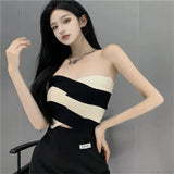 Taste Breast-Thor Net Red Scarf Vest Top Women Wear High Waist Thin Umbility Age Reduction