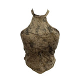 Fongt Babes Hanging Neck Slings Slings Tlit Holes Made Old Bare Back Short With Thoracic Tops 1663