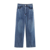 Fongt New Mid-Rise Decor Loose Jeans 8197068