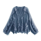 Fongt New Laminated Solid Color Shirt 4786063321