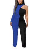 Fongt Spring And Summer New Women's Irregular Trousers Out-Shoulder Commuting