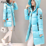 arrival winter women's jacket Hot sate casual warm down cotton female bisic coats oversized hooded Long Parka