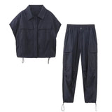 Spring Pocket Umbrella Shirt 2208674 Overalls 2212674 Suit-Outfit