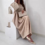 Fongt Women's Clothing Simple And Comfortable Long-Sleeved Dress In Autumn 2025