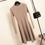 O-neck A Line Short Mini