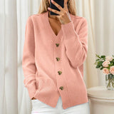 Fongt Sweater Women's Wish Hot Selling Round Collar Color Loose Fashion Knitted Shirt
