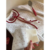 Fongt Complete Set Of Autumn Wear 2025 Cute Age Reduction Knitted Skirt Short Skirt Two-Piece Skirt Woman