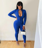 Slim Waist Corset Jumpsuits Female Bodycon Rompers Zip Stitching Running Body Overalls Fitness Workout Clothes