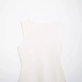 Fongt New Gold Button Trim Flat Needle Vest 4192100