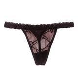 Fongt Thong Female Feel Transparent Lace Solid Color Lady T Trousers T Trousers Airable Low-Waist Thin Shorts