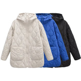 Fongt Autumn New Women's Loose Cotton Clothes Long Jacket Jacket