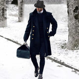 Fongt Hair, The Coat Of Coat Men Double Buckle Thicker This Wind Jacket Wish This Jacket