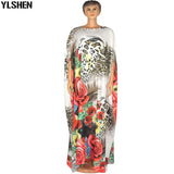 Print Boubou Robe African Dresses for Women Party Clothes Plus Size Ramadan Muslim Fashion Abaya Dubai Dashiki Africa Maxi