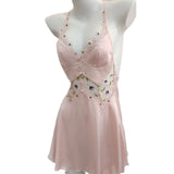 Fongt Pure Lust Breeze Clear Ice Silk Thin Women's Pajamas 2025 New Abstinence Sling Pyjamas Spring And Autumn